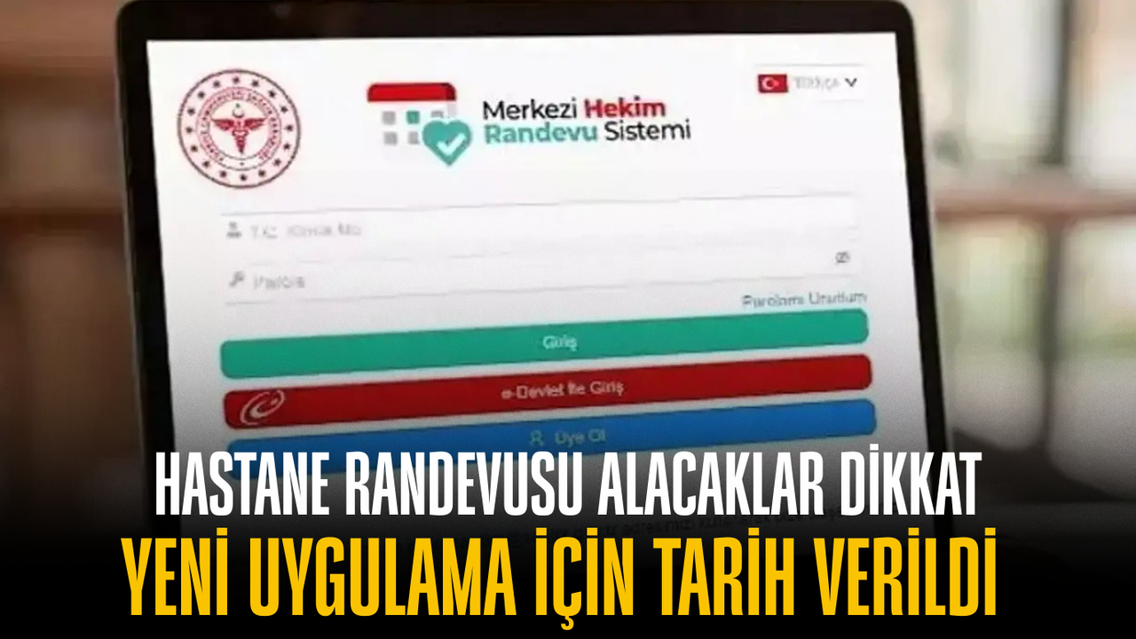 MHRS’de yeni dönem 1 Eylül’de başlıyor