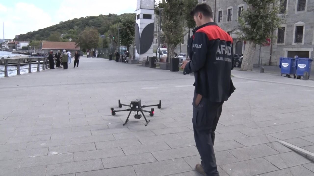 Boğaz’da Kaybolan Rus Yüzücü İçin Dronlu Arama