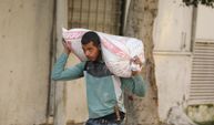 Gazze'nin kuzeyinde un yardımı