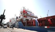 Gazze için hazırlanan 8'inci yardım gemisi Mersin'den uğurlandı