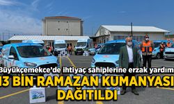 İhtiyaç sahiplerine 13 bin Ramazan kumanyası dağıtıldı