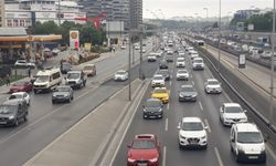 İstanbul trafiğinde dikkat çeken yoğunluk