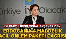 İYİ Parti Lideri Meral Akşener'den Erdoğan'a 4 maddelik acil önlem paketi çağrısı