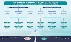 Havayolunda Haziran'ın ilk 15 gününde 1 milyon yolcuya ulaşıldı