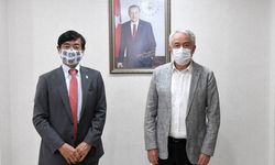 Japonya Büyükelçisi Mıyajıma’dan Isparta Belediye Başkanı Başdeğirmen’e ziyaret