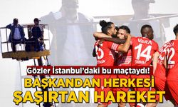 TFF 1. Lig maçında şaşkına çeviren görüntü!