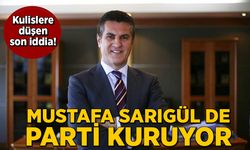 "Eski Şişli Belediye Başkanı Mustafa Sarıgül de parti kuruyor"