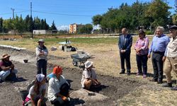 Hatay'da antik hipodromda kazı çalışması