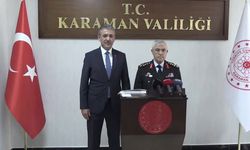 Jandarma Genel Komutanı Orgeneral Arif Çetin, Karaman Valiliği'ni ziyaret etti