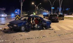 Çankırı'da meydana gelen trafik kazasında 2 kişi yaralandı