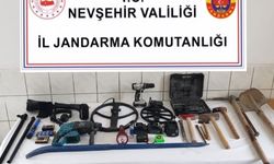 İzinsiz kazı yapan şahıslar suç üstü yakalandı