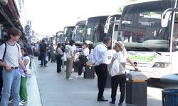 Otogarda bayram yoğunluğu başladı