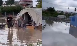 Hatay’daki çadırları sel vurdu! "Kışa hazırlıklar tamam!!!