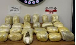 Yalova’da 14 kilo 600 gram skunk ele geçirildi