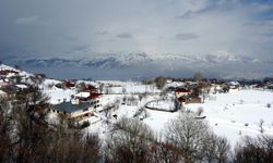 Bayburt’un yüksek kesimlerinde kar yağışı etkili oldu