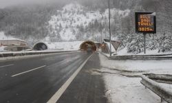 Bolu Dağı'nda kar yağışı etkisini gösterdi!