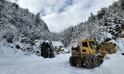 Rize’de 31 köy yolu kar nedeniyle ulaşıma kapandı