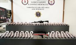 Samsun'da 25 bin 357 adet sentetik ecza ele geçirildi: 1 gözaltı