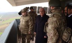 Milli Savunma Bakanı Yaşar Güler Hatay’daki Hudut Karakolu’nda incelemede bulundu