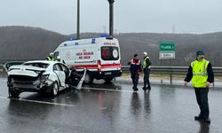 Kuzey Marmara Otoyolu'nda zincirleme kaza: Yaralılar var!