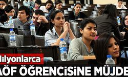 Milyonlarca AÖF öğrencisine müjde!