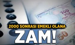 2000'den sonra emekli olana intibak zammı