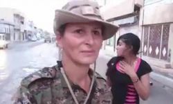 YPG'ye katılan manken Kobani'de görüldü