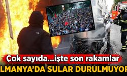 Almanya'da sular durulmuyor! Çok sayıda polis yaralandı!