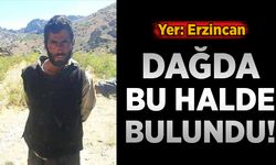 Dağda bu halde bulundu!