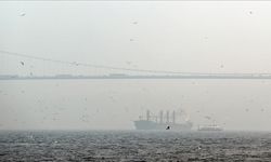 Çanakkale'de gemi trafiği sis nedeniyle askıya alındı