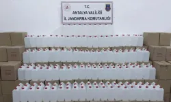 Antalya'da 7 ton kaçak etil alkol ele geçirildi
