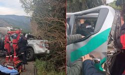 Muğla'da Orman İşletme Müdürlüğü aracı kaza yaptı: 3 yaralı