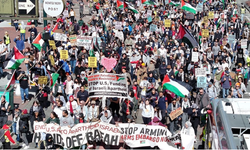 ABD'de binlerce kişi, Filistin için sokaklara indi!
