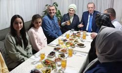 Cumhurbaşkanı Erdoğan orucunu Ankara'da Taş Ailesi ile açtı