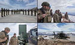 Kara Kuvvetleri Komutanı Bayraktaroğlu sınır birliklerini denetledi