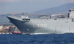 TCG Anadolu, 18 Mart törenleri için Çanakkale Boğazı’nda