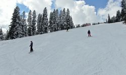 Ilgaz Dağı’nda mart ayında kar güzelliği