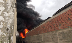 Tekirdağ'da geri dönüşüm tesisinde korkutan yangın
