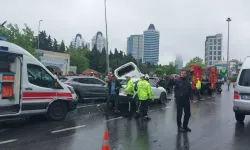 Beşiktaş'ta zincirleme kaza! Yaralılar var