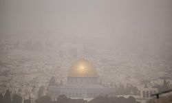 Kudüs'te kum fırtınası