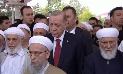 Cumhurbaşkanı Erdoğan, İsmailağa Cemaati'nin lideri Hasan Kılıç'ın cenazesinde