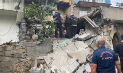 Kahramanmaraş'ta iki katlı bina çöktü