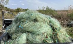 Beyşehir Gölü'nde yüzlerce metre ağ yakalandı
