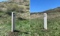 Azerbaycan-Ermenistan sınırına ilk sınır taşı yerleştirildi