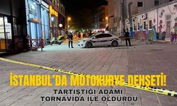 İstanbul'da motokurye dehşeti! Tartıştığı adamı tornavida ile öldürdü