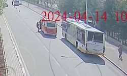 Trafik polisinin dikkati kazayı böyle engelledi