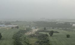 Afrika'dan gelen toz Adana'da etkili oldu