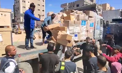 Gazze'nin kuzeyindeki iki hastane için tıbbi yardım taşıyan 3 tır bölgeye ulaştı