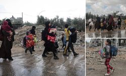 İsrail'in tahliye emrinin ardından 300 bin Filistinli Refah'tan ayrıldı