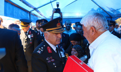 Korgeneral Halis Zafer Koç şehit Mustafa Şen’in cenaze törenine katıldı